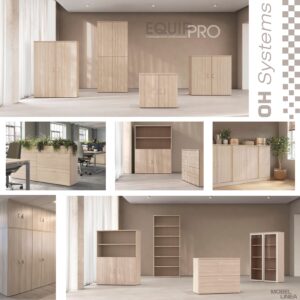 Système modulaire de rangement de bureau OH Systems