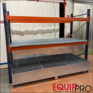Bac de rétention galva 1000 L pour IBC et fûts chez Equip’Pro Montceau-les-Mines (71300)