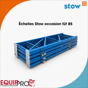 Échelles Stow occasion fût 85 pour rayonnage à palettes chez Equip'Pro à Montceau-les-Mines (71300)