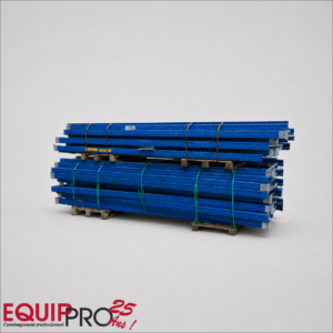 Ensemble rayonnage à palettes SLP Rayosar occasion avec échelles et longerons chez Equip'Pro à Montceau-les-Mines (71300)